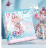 SEMBO 611106 MÁY ẢNH CỔ ĐIỂN HOA VÀ BƯỚM bộ đồ chơi xếp lắp ráp ghép mô hình FALL IN FLOWERS 1109 khối