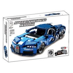 SHARP MODEL JIMULIANG PRODUCT 10230 MÁY MÓC HOÀNH HÀNH XE KÉO BUGATTI bộ đồ chơi xếp lắp ráp ghép mô hình Technic Kỹ Thuật Công Nghệ Cao Mô Hình Phương Tiện 538 khối