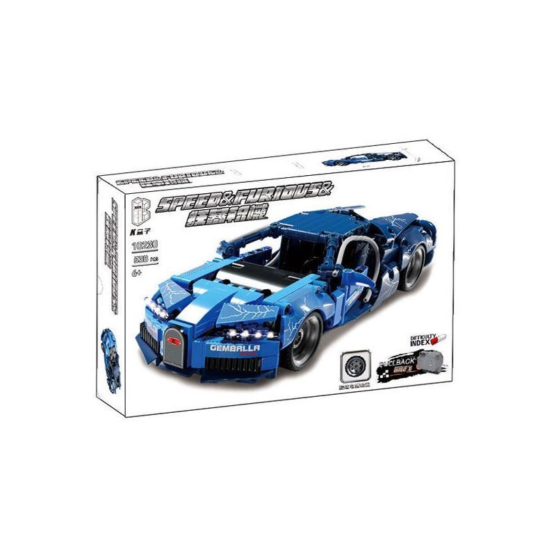 SHARP MODEL JIMULIANG PRODUCT 10230 MÁY MÓC HOÀNH HÀNH XE KÉO BUGATTI bộ đồ chơi xếp lắp ráp ghép mô hình Technic Kỹ Thuật Công Nghệ Cao Mô Hình Phương Tiện 538 khối