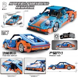 SHARP MODEL JIMULIANG PRODUCT 10231 THIẾT BỊ BẠO LỰC XE KÉO LÙI CỦA PORSCHE bộ đồ chơi xếp lắp ráp ghép mô hình Technic Kỹ Thuật Công Nghệ Cao Mô Hình Phương Tiện 538 khối