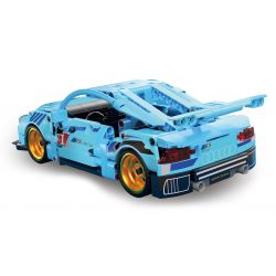 SHARP MODEL JIMULIANG PRODUCT 10232 MÁY MÓC BẠO LỰC XE KÉO AUDI R8 bộ đồ chơi xếp lắp ráp ghép mô hình Technic Kỹ Thuật Công Nghệ Cao Mô Hình Phương Tiện 528 khối