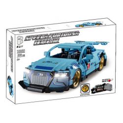 SHARP MODEL JIMULIANG PRODUCT 10232 MÁY MÓC BẠO LỰC XE KÉO AUDI R8 bộ đồ chơi xếp lắp ráp ghép mô hình Technic Kỹ Thuật Công Nghệ Cao Mô Hình Phương Tiện 528 khối