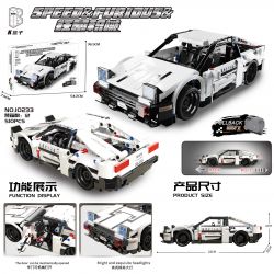 SHARP MODEL JIMULIANG PRODUCT 10233 MÁY MÓC BẠO LỰC XE KÉO TOYOTA AE86 bộ đồ chơi xếp lắp ráp ghép mô hình Technic Kỹ Thuật Công Nghệ Cao Mô Hình Phương Tiện 510 khối