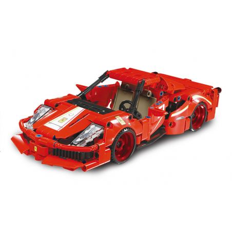 SHARP MODEL JIMULIANG PRODUCT 10238 MÁY MÓC HOÀNH HÀNH XE KÉO LÙI FERRARI bộ đồ chơi xếp lắp ráp ghép mô hình Technic Kỹ Thuật Công Nghệ Cao Mô Hình Phương Tiện 527 khối