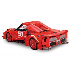 SHARP MODEL JIMULIANG PRODUCT 10238 MÁY MÓC HOÀNH HÀNH XE KÉO LÙI FERRARI bộ đồ chơi xếp lắp ráp ghép mô hình Technic Kỹ Thuật Công Nghệ Cao Mô Hình Phương Tiện 527 khối