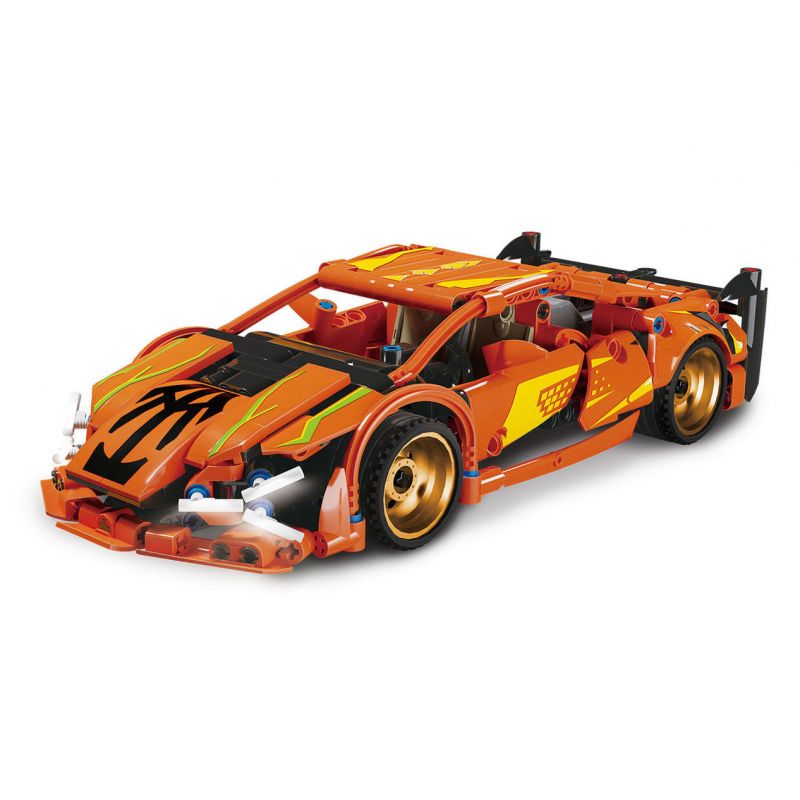 LINGRUI MODEL JIMU LIANGPIN 10239 non  MÁY MÓC HOÀNH HÀNH XE KÉO LÙI MCLAREN bộ đồ chơi xếp lắp ráp ghép mô hình  Kỹ Thuật Công Nghệ Cao Mô Hình Phương Tiện 518 khối