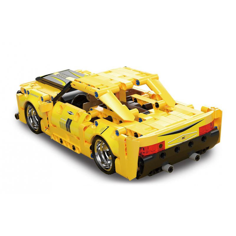 SHARP MODEL JIMULIANG PRODUCT 10240 RAGING GEAR XE KÉO LÙI CAMARO bộ đồ chơi xếp lắp ráp ghép mô hình Technic Kỹ Thuật Công Nghệ Cao Mô Hình Phương Tiện 533 khối