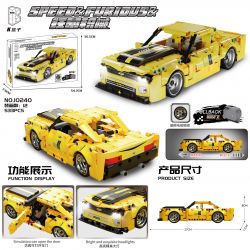 SHARP MODEL JIMULIANG PRODUCT 10240 RAGING GEAR XE KÉO LÙI CAMARO bộ đồ chơi xếp lắp ráp ghép mô hình Technic Kỹ Thuật Công Nghệ Cao Mô Hình Phương Tiện 533 khối