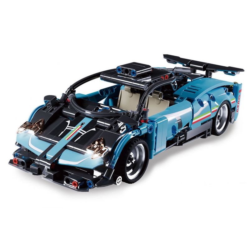 LINGRUI MODEL JIMU LIANGPIN 10241 non  MÁY MÓC BẠO LỰC XE KÉO PAGANI bộ đồ chơi xếp lắp ráp ghép mô hình  Kỹ Thuật Công Nghệ Cao Mô Hình Phương Tiện 538 khối