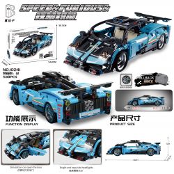 SHARP MODEL JIMULIANG PRODUCT 10241 MÁY MÓC BẠO LỰC XE KÉO PAGANI bộ đồ chơi xếp lắp ráp ghép mô hình Technic Kỹ Thuật Công Nghệ Cao Mô Hình Phương Tiện 538 khối