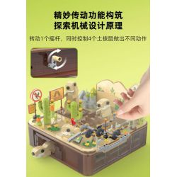 CADA DOUBLEE C71008 71008 PHONG CẢNH NĂNG ĐỘNG CỦA GROUNDHOG bộ đồ chơi xếp lắp ráp ghép mô hình 1148 khối