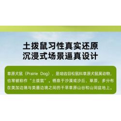 CADA DOUBLEE C71008 71008 PHONG CẢNH NĂNG ĐỘNG CỦA GROUNDHOG bộ đồ chơi xếp lắp ráp ghép mô hình 1148 khối