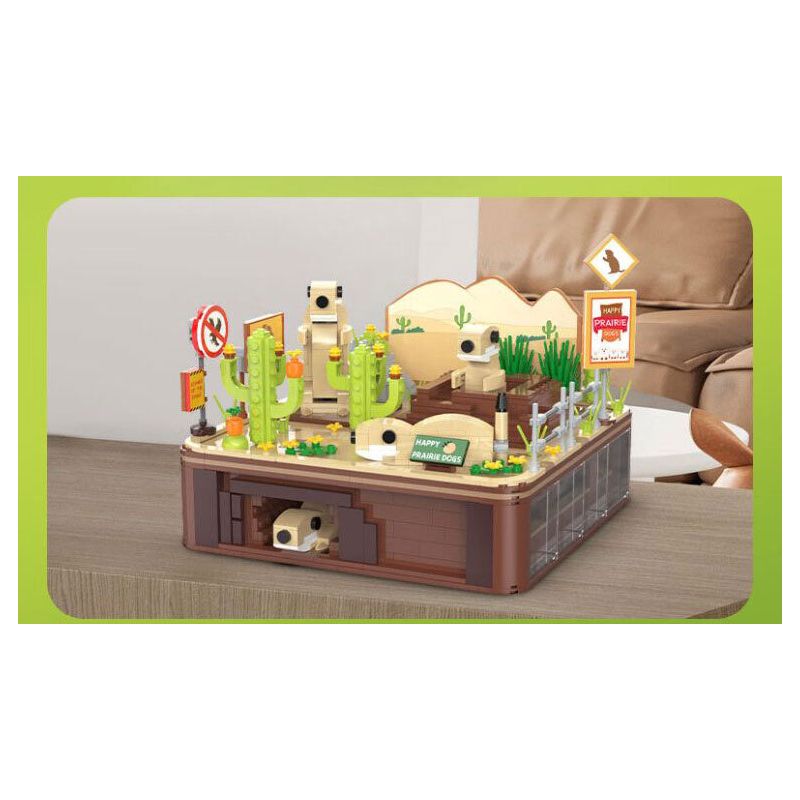 CADA DOUBLEE C71008 71008 PHONG CẢNH NĂNG ĐỘNG CỦA GROUNDHOG bộ đồ chơi xếp lắp ráp ghép mô hình 1148 khối