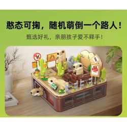 CADA DOUBLEE C71008 71008 PHONG CẢNH NĂNG ĐỘNG CỦA GROUNDHOG bộ đồ chơi xếp lắp ráp ghép mô hình 1148 khối