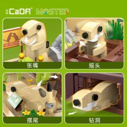 CADA DOUBLEE C71008 71008 PHONG CẢNH NĂNG ĐỘNG CỦA GROUNDHOG bộ đồ chơi xếp lắp ráp ghép mô hình 1148 khối