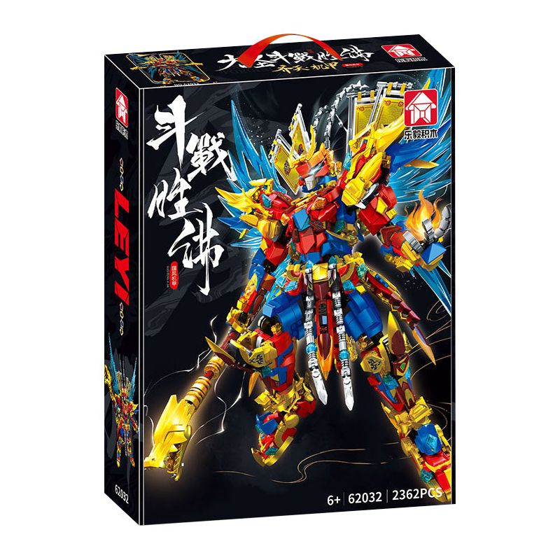 LE YI 62032 62073 non Lego CHIẾN ĐẤU VÀ ĐÁNH BẠI GREAT SAGE MECHA bộ đồ chơi xếp lắp ráp ghép mô hình 2362 khối