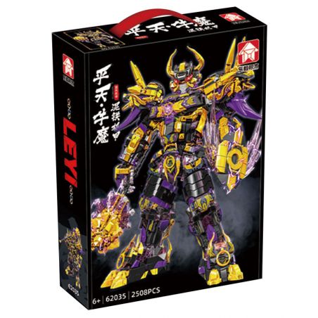 LE YI 62035 BÌNH THIÊN NGƯU MA HỖN HỢP SẮT CƠ KHÍ bộ đồ chơi xếp lắp ráp ghép mô hình 2508 khối