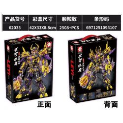 LE YI 62035 BÌNH THIÊN NGƯU MA HỖN HỢP SẮT CƠ KHÍ bộ đồ chơi xếp lắp ráp ghép mô hình 2508 khối