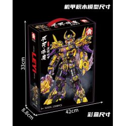 LE YI 62035 BÌNH THIÊN NGƯU MA HỖN HỢP SẮT CƠ KHÍ bộ đồ chơi xếp lắp ráp ghép mô hình 2508 khối