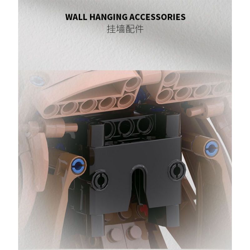 DK 5013 JMBRICKLAYER 70171 ĐỒ TRANG TRÍ ĐẦU HƯƠU bộ đồ chơi xếp lắp ráp ghép mô hình Arts & Crafts DEER HEAD 1070 khối