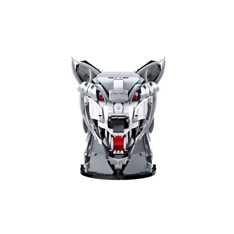 DK 5014 non Lego ĐỒ TRANG TRÍ ĐẦU SÓI bộ đồ chơi xếp lắp ráp ghép mô hình Arts & Crafts WOLF HEAD 992 khối