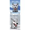 DK 5014 ĐỒ TRANG TRÍ ĐẦU SÓI bộ đồ chơi xếp lắp ráp ghép mô hình Arts & Crafts WOLF HEAD 992 khối