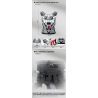 DK 5014 ĐỒ TRANG TRÍ ĐẦU SÓI bộ đồ chơi xếp lắp ráp ghép mô hình Arts & Crafts WOLF HEAD 992 khối