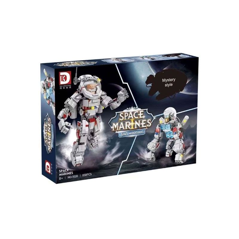 DK 5028 LÍNH NGÔI SAO bộ đồ chơi xếp lắp ráp ghép mô hình Creator SPACE MARINES Sáng Tạo 850 khối