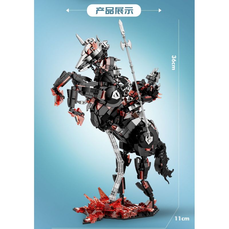 DK 7033 KỴ BINH ĐỊA NGỤC bộ đồ chơi xếp lắp ráp ghép mô hình UNDERWORLD RIDER 1178 khối