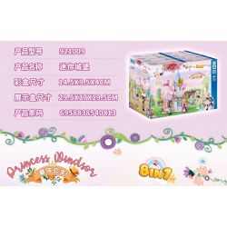 ZHEGAO 921009 CÔNG CHÚA WINDSOR LÂU ĐÀI THU NHỎ bộ đồ chơi xếp lắp ráp ghép mô hình Girl MINI CASTLE Con Gái