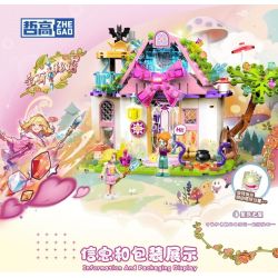 ZHEGAO 921013 BÍ MẬT ĐÁ QUÝ NGÔI NHÀ CỦA CÁC VÌ SAO bộ đồ chơi xếp lắp ráp ghép mô hình Girl Con Gái 415 khối