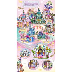 ZHEGAO 921014 VƯƠNG QUỐC BÍ MẬT ĐÁ QUÝ ĐỀN BẠCH TUYẾT bộ đồ chơi xếp lắp ráp ghép mô hình Girl Con Gái 414 khối