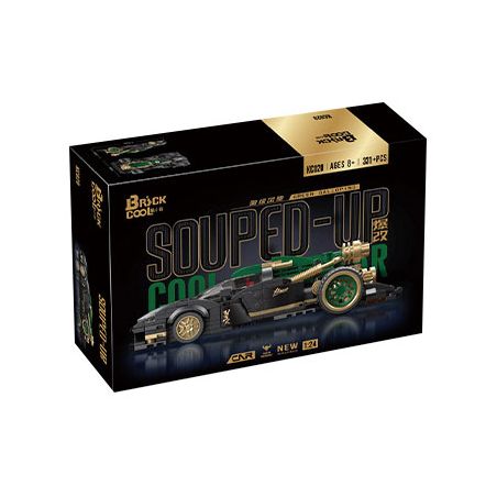 BRICKCOOL KC020 SIÊU XE BIẾN HÌNH BÙNG NỔ FENGCHI XANH ĐẬM tỷ lệ 1:24 bộ đồ chơi xếp lắp ráp ghép mô hình Racers Đua Tốc Độ 331 khối