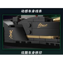 BRICKCOOL KC020 SIÊU XE BIẾN HÌNH BÙNG NỔ FENGCHI XANH ĐẬM tỷ lệ 1:24 bộ đồ chơi xếp lắp ráp ghép mô hình Racers Đua Tốc Độ 331 khối