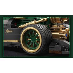 BRICKCOOL KC020 SIÊU XE BIẾN HÌNH BÙNG NỔ FENGCHI XANH ĐẬM tỷ lệ 1:24 bộ đồ chơi xếp lắp ráp ghép mô hình Racers Đua Tốc Độ 331 khối