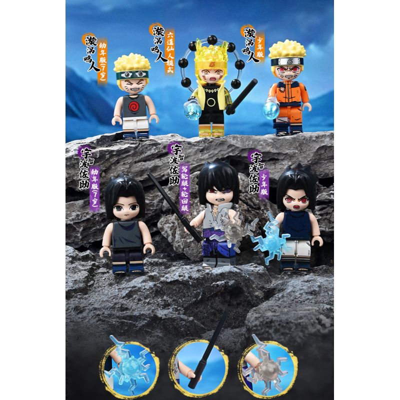 KEEPPLEY K20527 20527 NARUTO SHIPPUDEN THUNG LŨNG TẬN CÙNG bộ đồ chơi xếp lắp ráp ghép mô hình Movie & Game Phim Và Trò Chơi 5500 khối