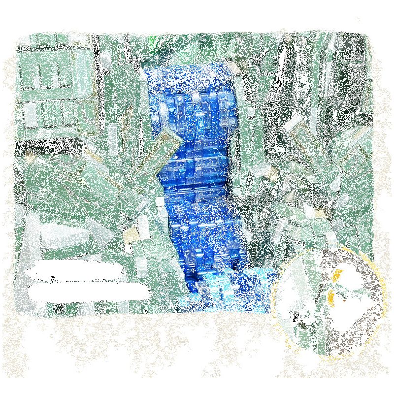 KEEPPLEY K20527 20527 NARUTO SHIPPUDEN THUNG LŨNG TẬN CÙNG bộ đồ chơi xếp lắp ráp ghép mô hình Movie & Game Phim Và Trò Chơi 5500 khối