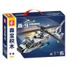 SEMBO 202246 VINH QUANG CỦA NƯỚC MẠNH TRỰC THĂNG HOẠT ĐỘNG TRÊN TÀU SÂN BAY Z-9 bộ đồ chơi xếp lắp ráp ghép mô hình Military Army Quân Sự Bộ Đội 449 khối