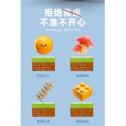 MOYU BLOCK MY97133 97133 NẤM GIẢM CĂNG THẲNG bộ đồ chơi xếp lắp ráp ghép mô hình Movie & Game STRESS RELIEF MUSHROOM Phim Và Trò Chơi 381 khối