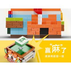 MOYU BLOCK MY97134 97134 MẠT CHƯỢC GIẢM CĂNG THẲNG bộ đồ chơi xếp lắp ráp ghép mô hình STRESS RELIEF MAHJONG 334 khối