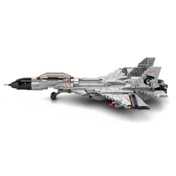 LE YI 82006 MÁY BAY CHIẾN ĐẤU J-15 bộ đồ chơi xếp lắp ráp ghép mô hình Military Army J-15 FIGHTER AIRCRAFT Quân Sự Bộ Đội 1252 khối