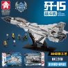 LE YI 82006 MÁY BAY CHIẾN ĐẤU J-15 bộ đồ chơi xếp lắp ráp ghép mô hình Military Army J-15 FIGHTER AIRCRAFT Quân Sự Bộ Đội 1252 khối