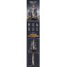 KOZOSHA D2201 2201 NGÀNH CÔNG NGHIỆP CỐT LÕI TRẠM PHÓNG TÊN LỬA bộ đồ chơi xếp lắp ráp ghép mô hình City Thành Phố 2166 khối