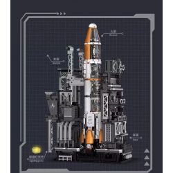 KOZOSHA D2201 2201 NGÀNH CÔNG NGHIỆP CỐT LÕI TRẠM PHÓNG TÊN LỬA bộ đồ chơi xếp lắp ráp ghép mô hình City Thành Phố 2166 khối