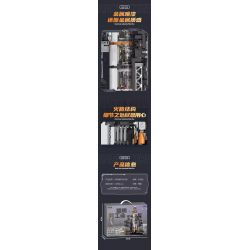 KOZOSHA D2201 2201 NGÀNH CÔNG NGHIỆP CỐT LÕI TRẠM PHÓNG TÊN LỬA bộ đồ chơi xếp lắp ráp ghép mô hình City Thành Phố 2166 khối