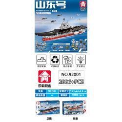 LE YI 92001 TÀU SÂN BAY SƠN ĐÔNG bộ đồ chơi xếp lắp ráp ghép mô hình Military Army Quân Sự Bộ Đội 2006 khối