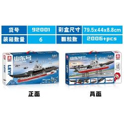 LE YI 92001 TÀU SÂN BAY SƠN ĐÔNG bộ đồ chơi xếp lắp ráp ghép mô hình Military Army Quân Sự Bộ Đội 2006 khối