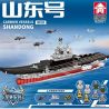LE YI 92001 TÀU SÂN BAY SƠN ĐÔNG bộ đồ chơi xếp lắp ráp ghép mô hình Military Army Quân Sự Bộ Đội 2006 khối