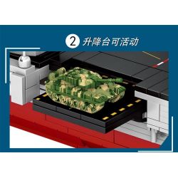 LE YI 92001 TÀU SÂN BAY SƠN ĐÔNG bộ đồ chơi xếp lắp ráp ghép mô hình Military Army Quân Sự Bộ Đội 2006 khối