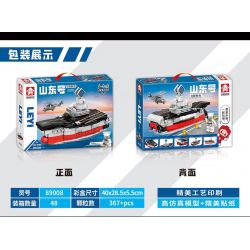 LE YI 89008 TÀU SÂN BAY PHIÊN BẢN Q SƠN ĐÔNG bộ đồ chơi xếp lắp ráp ghép mô hình Military Army AIRCRAFT CARRIER Quân Sự Bộ Đội 367 khối